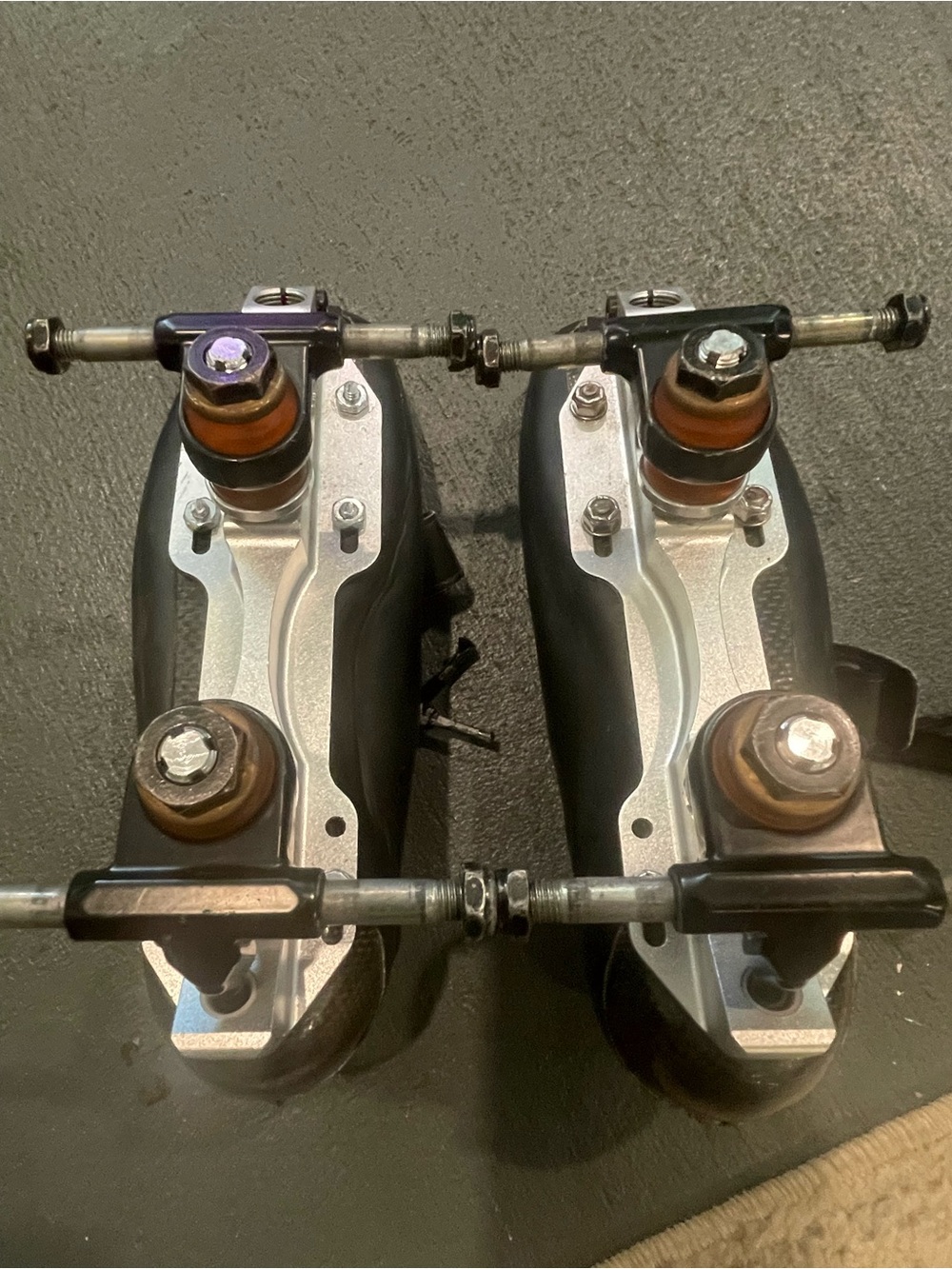 Powerdyne Reactor Neo size 3 quad skate plates Bont carbon fiber sz 234mm avail